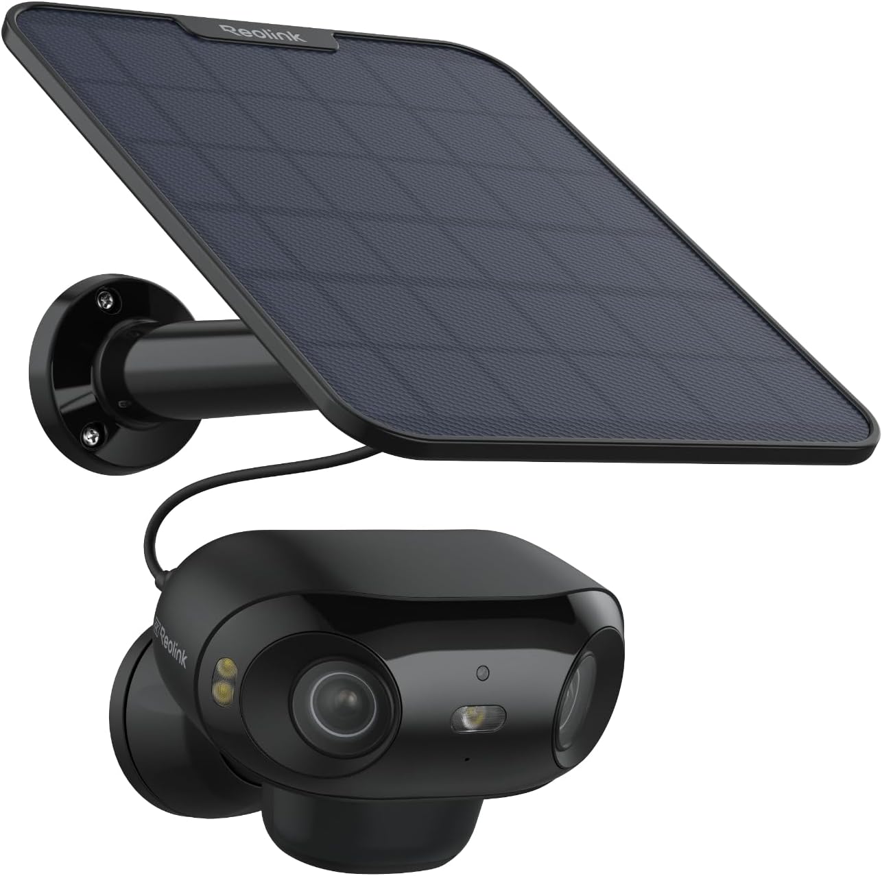 REOLINK Argus 4 Pro Black: 4K Dual-Lens Solar Security Camera