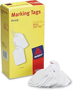 Avery 12201 Medium-Weight White Marking Tags for Versatile Use