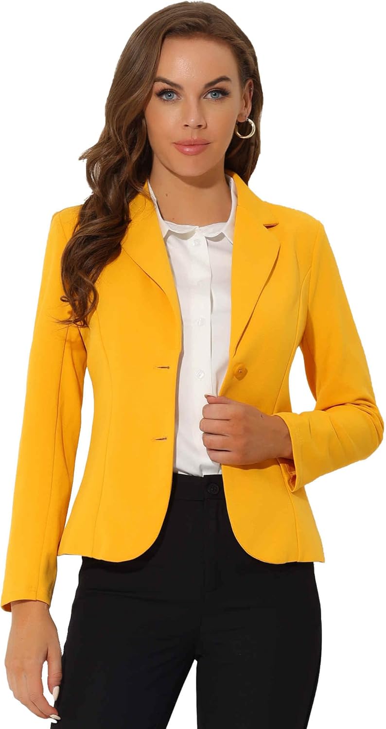 Allegra K Women's Work Office Blazer for Stylish Comfort