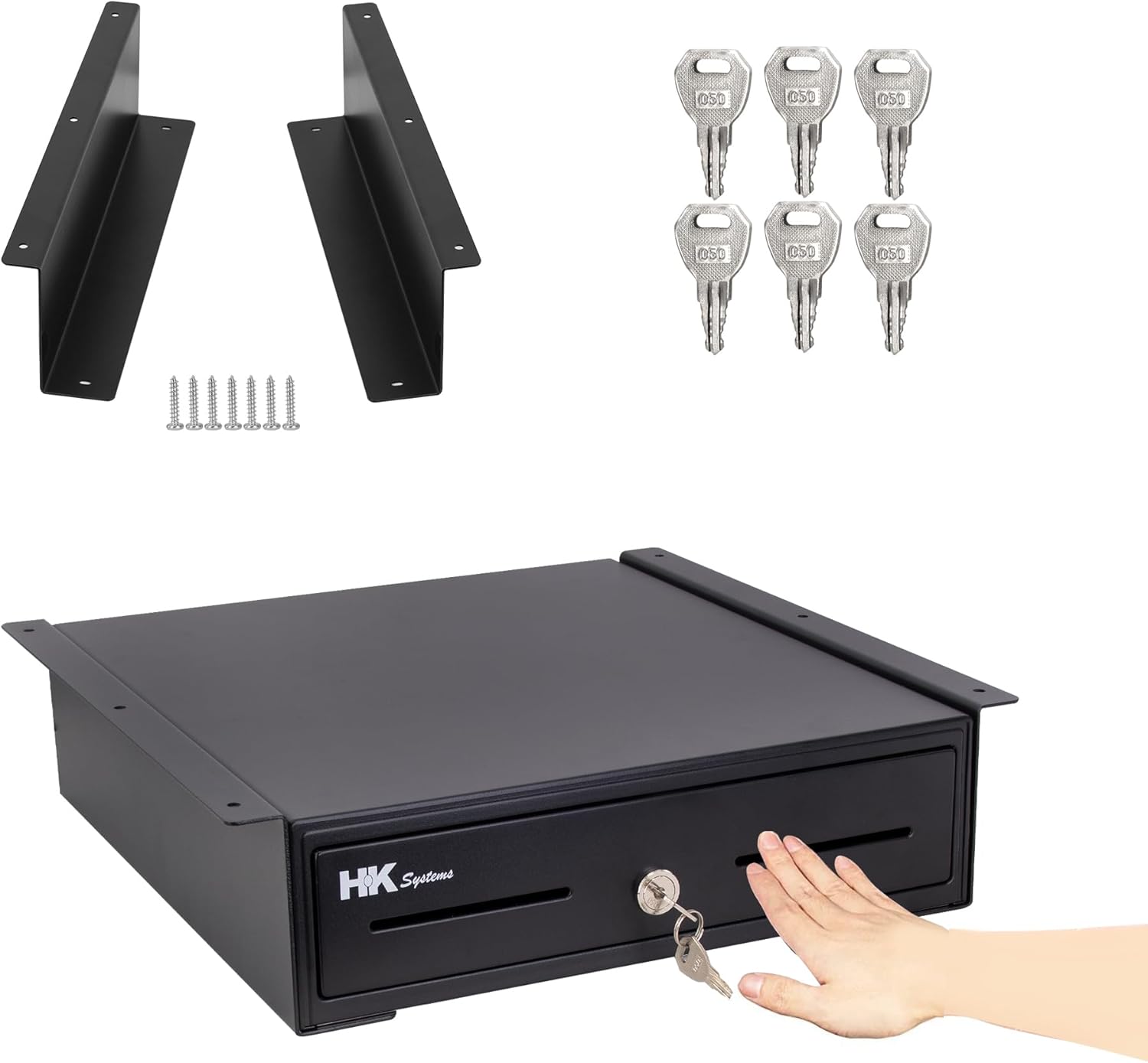 HK SYSTEMS 13in Heavy Duty Black Push Open Cash Drawer Review