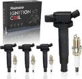 RANSOTO UF333 Ignition Coil Pack & 7092 Iridium Spark Plugs Set of 4