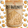 Roastery Coast Dry Roasted Hazelnuts 3 LB - Unsalted Blanched Snack