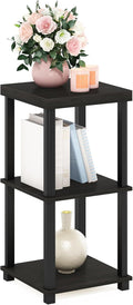 Furinno Turn-N-Tube Classic 3-Tier End Table - Compact Storage