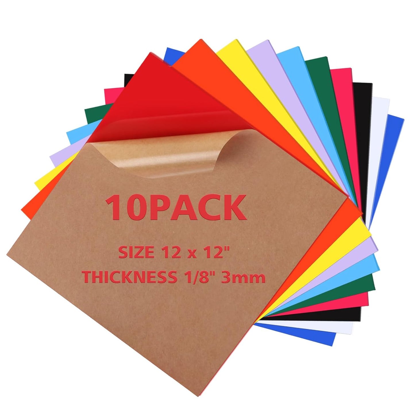 Colorful Acrylic Sheets for Laser Cutting and DIY Crafts