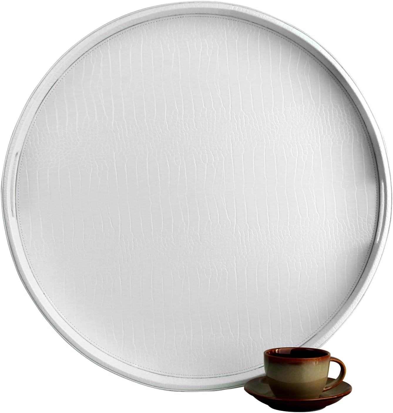 Extra Large Round Serving Tray for Elegant Home Entertaining