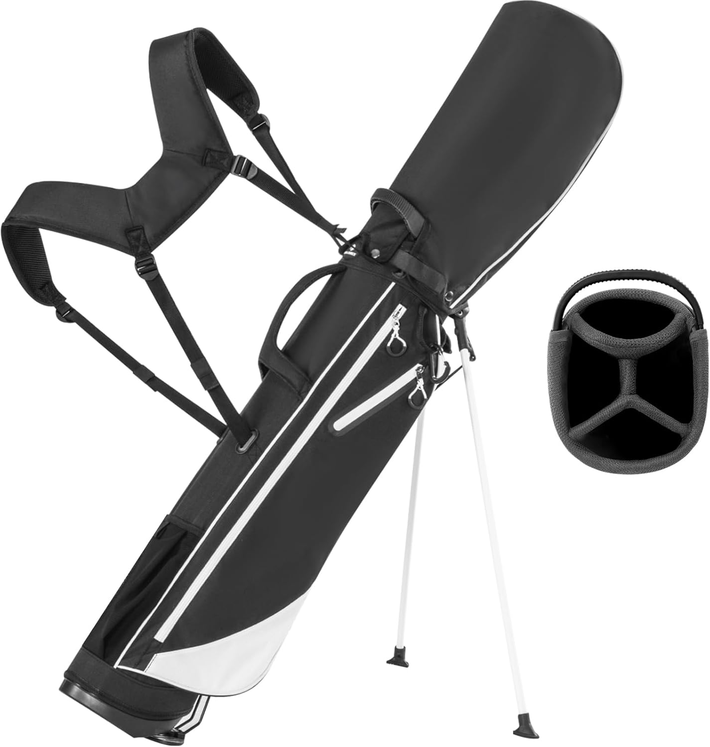 Lightweight Golf Stand Bag with 4-Way Dividers for Easy Carry