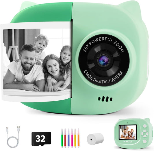 Rongta Kids Instant Print Camera - Fun & Portable!