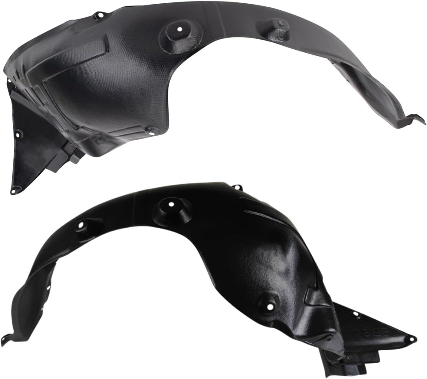 TRQ Front Inner Fender Liner Set for 2011-2013 Kia Optima