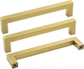 goldenwarm 5 in Gold Cabinet Handles 10 Pack - Brushed Brass Pulls