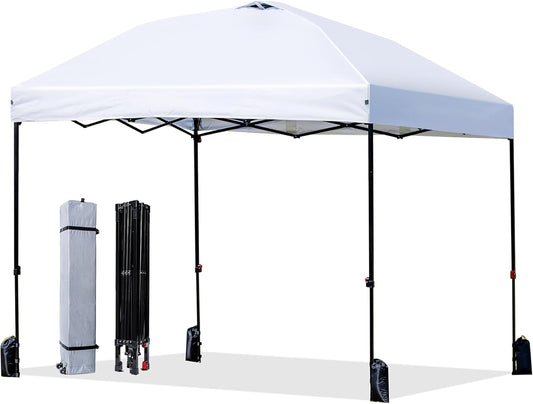 Instant Shade Master: 10x10 Canopy Tent UPF50+ Castle Unicorn