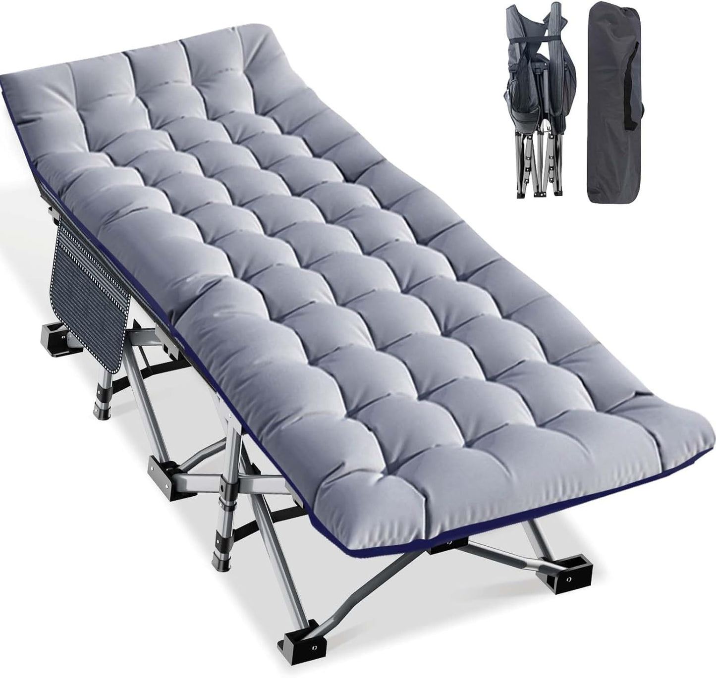 LILYPELLE Folding Camping Cot for Comfortable Outdoor Sleep