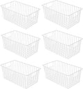 16 in Upright Freezer Organizer Baskets Set of 6 - Vertical Storage