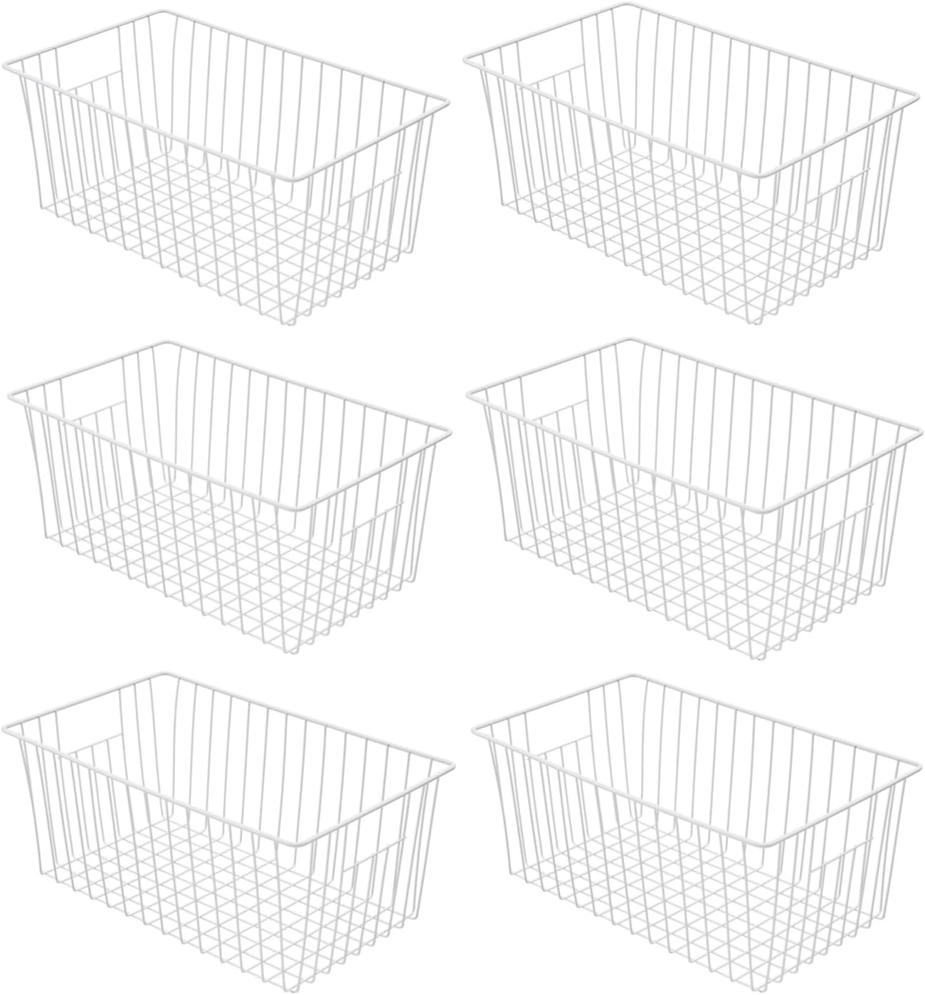 16 Inch Upright Freezer Organizer Baskets for Efficient Storage