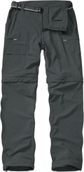 Mens Convertible Hiking Pants for Men - Quick Dry Zip-Off Cargo