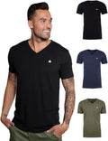Premium V Neck T Shirts for Men - Modern Fitted Tees S - 2XL