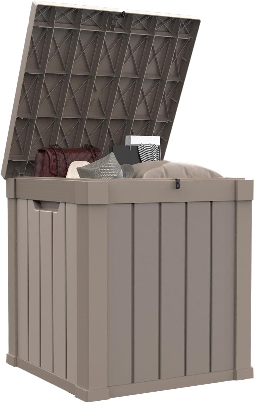 50 Gallon Waterproof Outdoor Storage Box for Patio Furniture