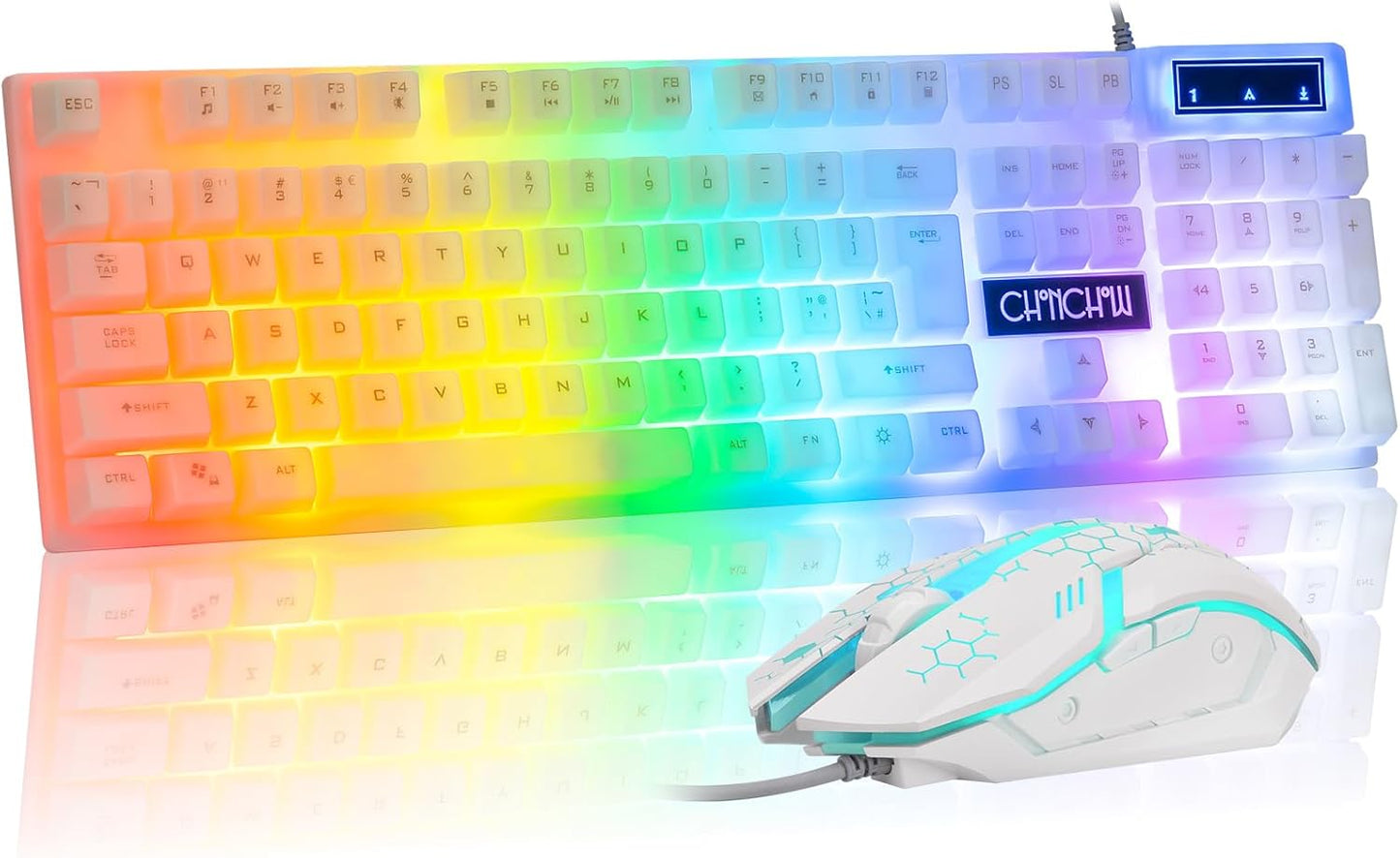 Ultimate Gaming Combo: CHONCHOW LED Keyboard & Mouse 