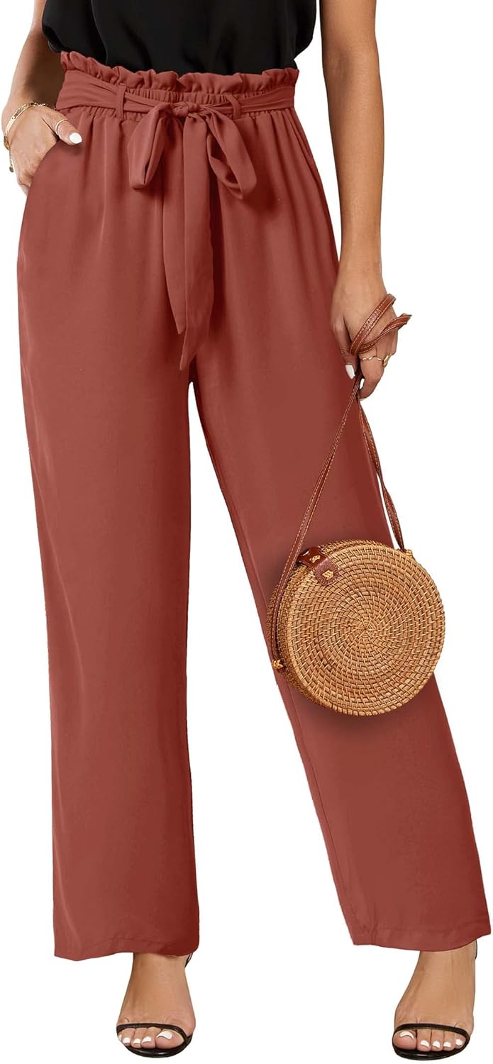 High Waisted Leopard Print Palazzo Pants for Stylish Women
