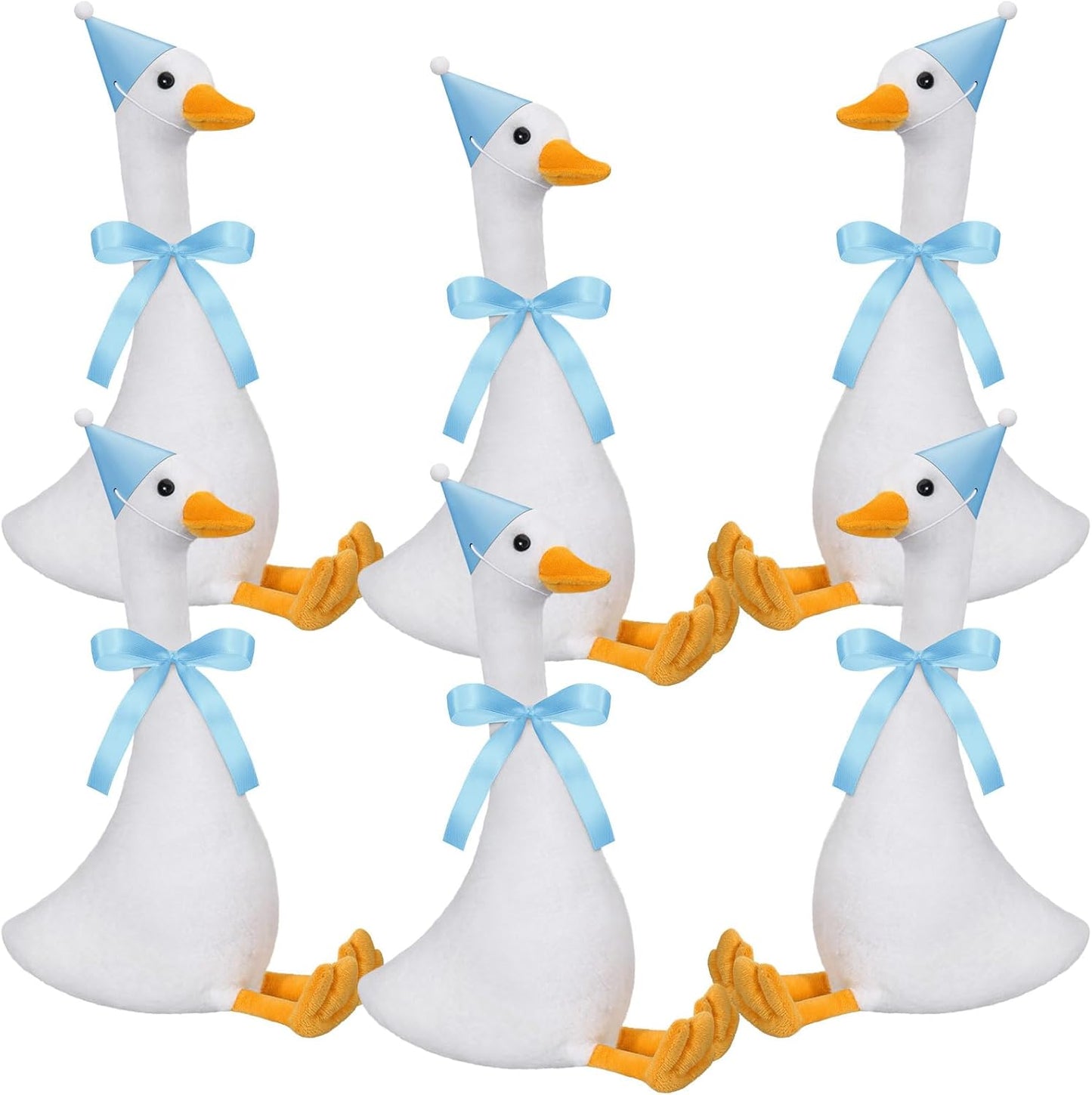 Silly Goose Plush Stuffed Animal Party Favor Set for Celebrations