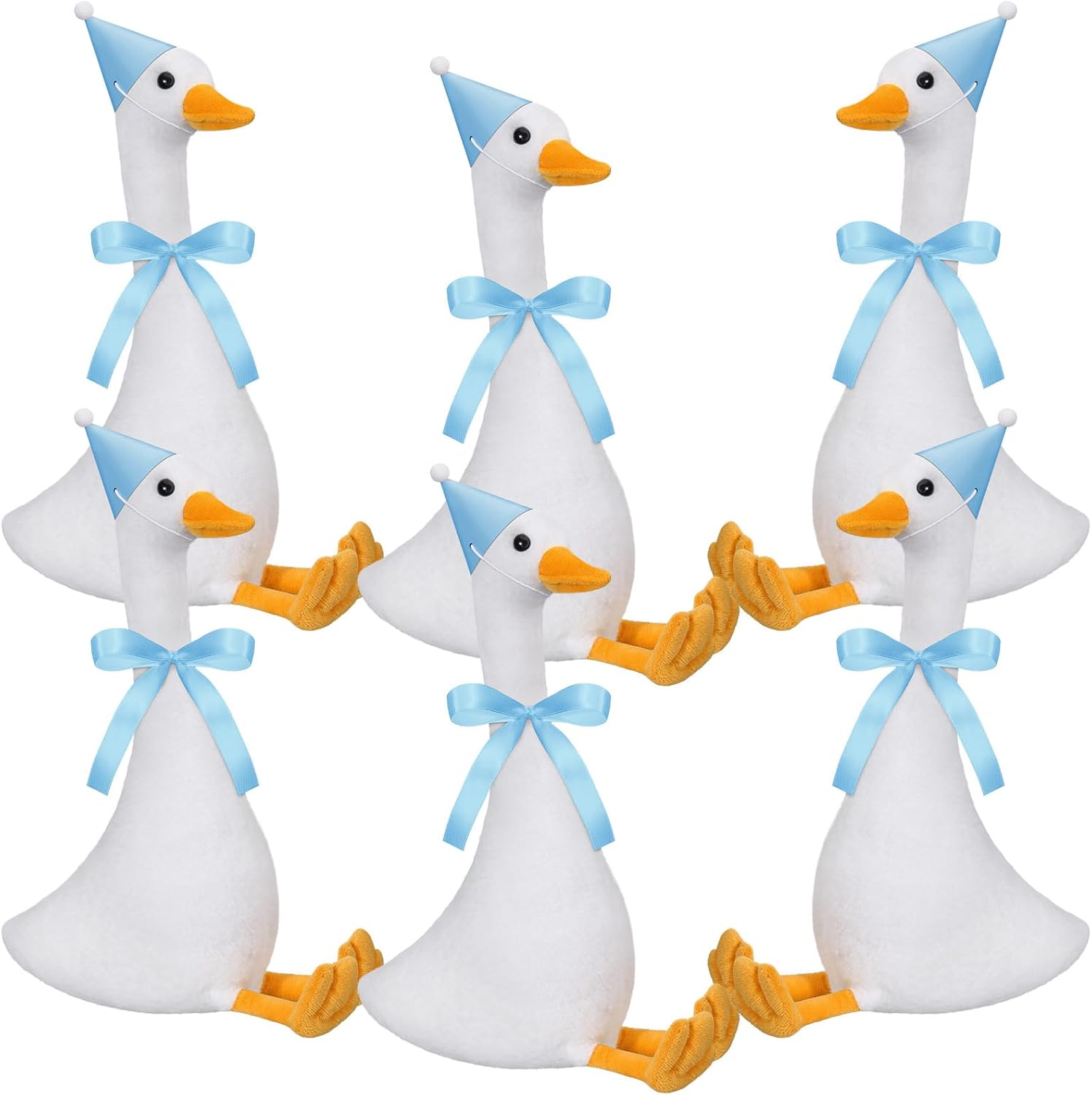 Silly Goose Plush Stuffed Animal Party Favor Set for Celebrations