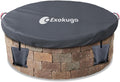 Outdoor Built in Stone Firepit Cover Round 57in Dia - Waterproof