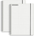 A5 Spiral Notebook 120gsm Graph Paper Notebook 160 Pages Per Hardcover