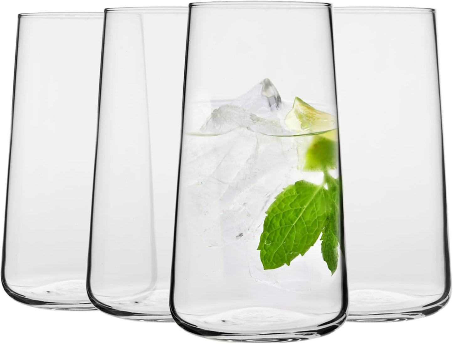 Krosno Infinity Collection Water Glasses Set of 4 for Drinks