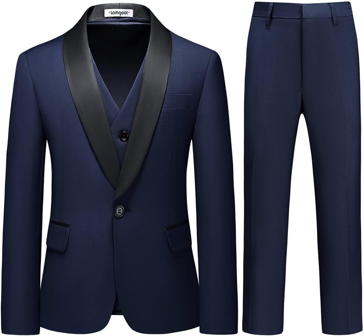 Boy Suits 3 Piece Slim Fit Formal Suit Set for Kids Events