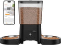 Automatic Cat Feeder 5G WiFi Dual-Bowl App Control - Balanced Feeding