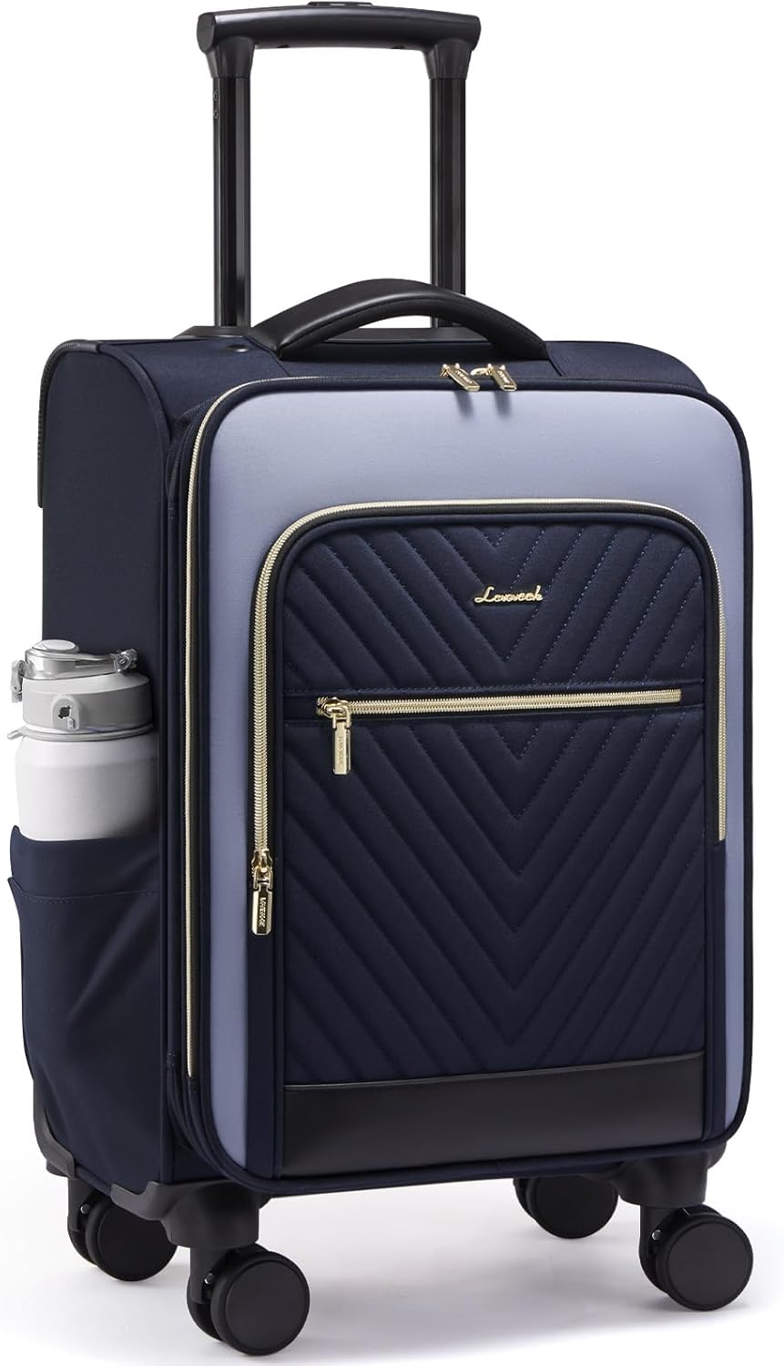 LOVEVOOK 20 Inch Carry On Luggage with TSA Lock for Women