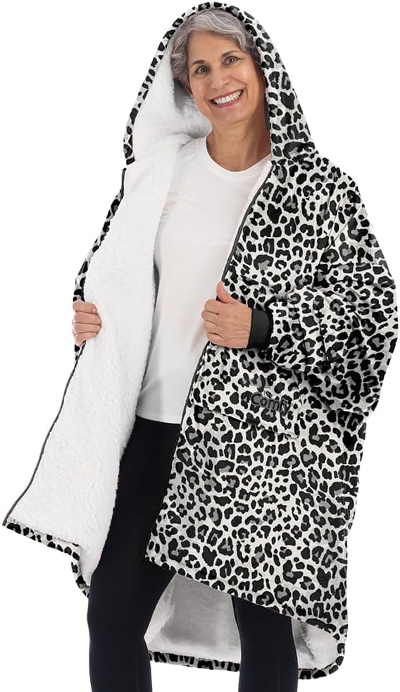 The Comfy Original Sherpa Lined Wearable Blanket for All