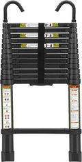 Telescopic Ladder 12.5FT RIKADE Aluminum Telescoping Ladder - Portable