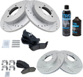 Front and Rear Performance Brake Pad & Rotor Kit - Ceramic G-Coated