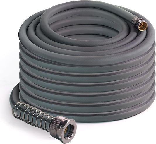 5/8 Heavy Duty Garden Hose 100 ft - Flexible and Kinkless