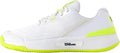 WILSON Women's Intrigue Pro Tennis Shoe - White/Safety Yellow/Navy