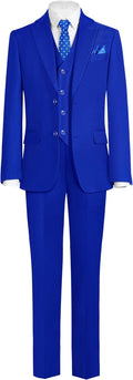 Happy Dolphin Boys Suit Set Modern Fit Kids Suits Adjustable Waist We