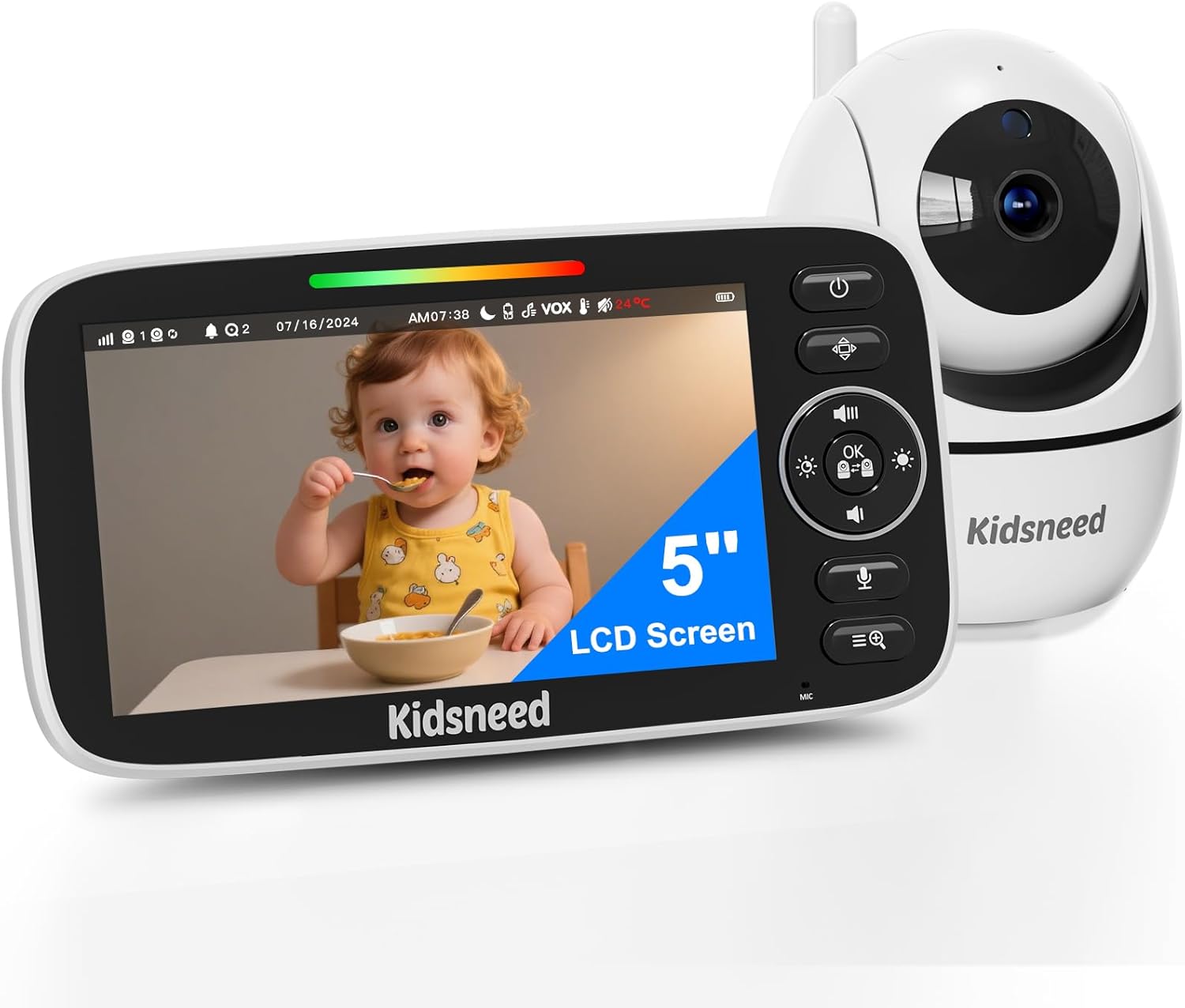 Baby Monitor with Camera and Audio for Stress-Free Parenting