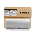 Aluf Plastics 7.8 Micron Clear Vapor and Moisture Barrier - 4 Rolls
