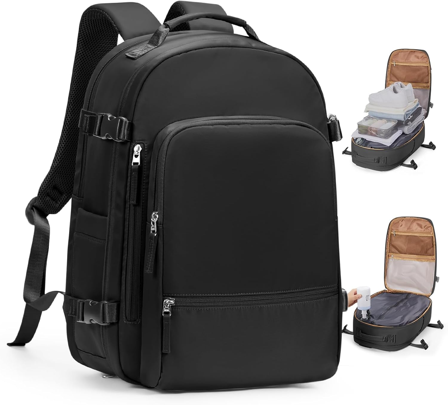 Coofay Vacuum Backpack Travel with Pump for Compression Needs