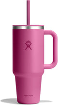 Hydro Flask Travel Tumbler 40 oz Reef Pink - Keeps Drinks Cold All Day