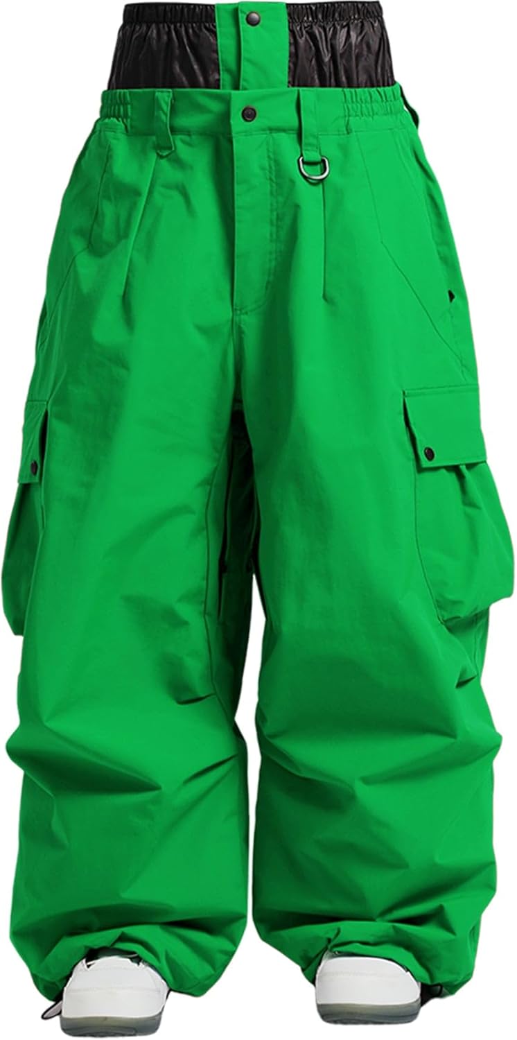 Super Baggy Snowboard Pants for Men and Women - Waterproof Insulation