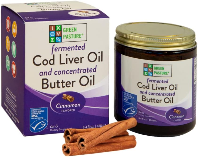 Green Pasture Butter Oil and Fermented Cod Liver Oil Gel