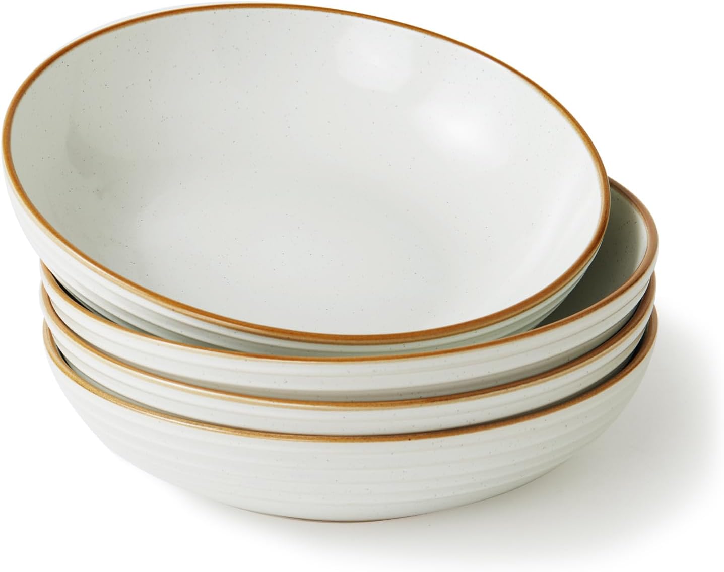 Famiware Jupiter Pasta Bowls Set of 4, 30 OZ Large Bowls