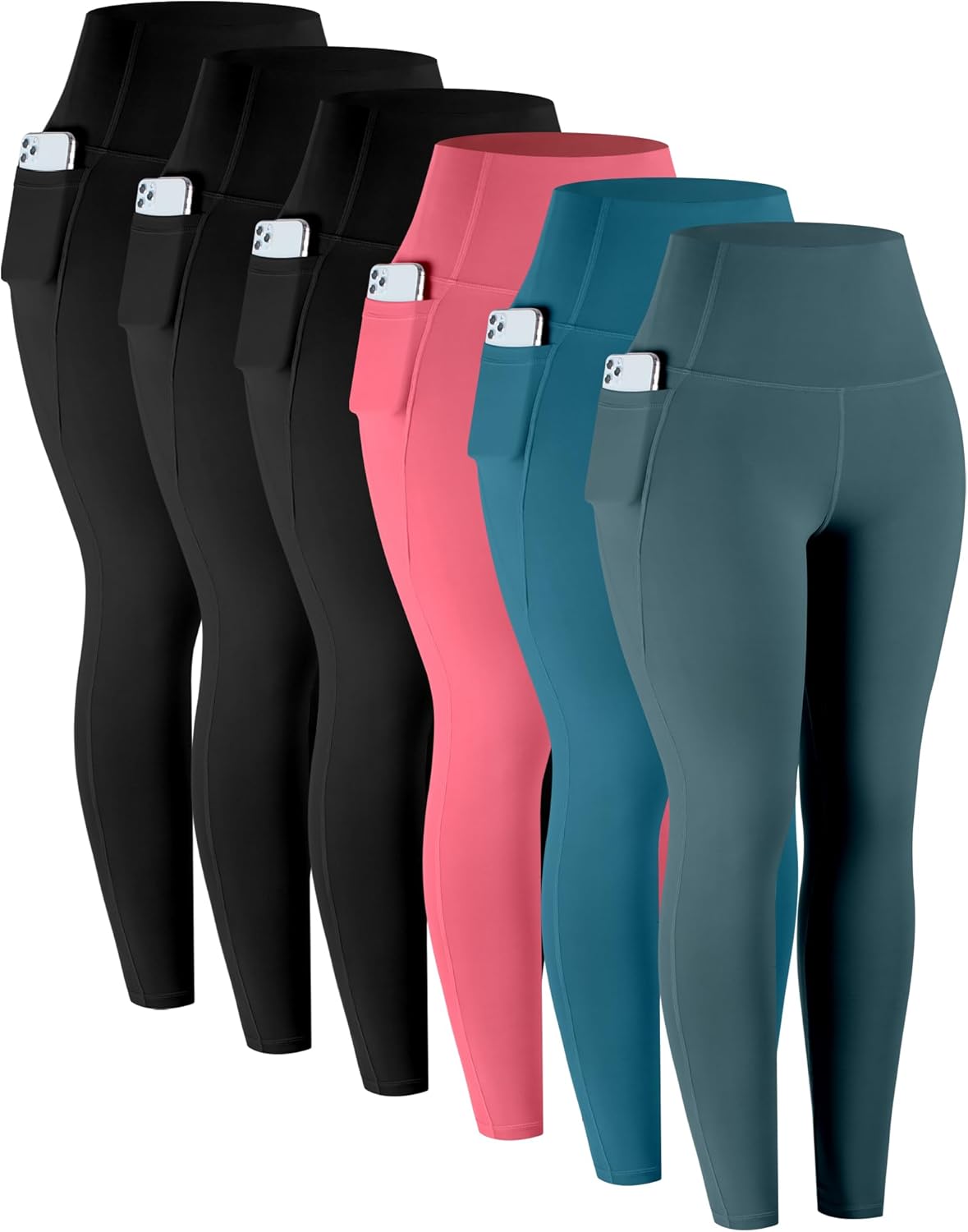 LZYVOO Leggings with Pockets for Women - Soft High Waisted Pants