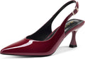 Women's Kitten Heel Slingback Pumps 3in - Elegant Pointed Dressy