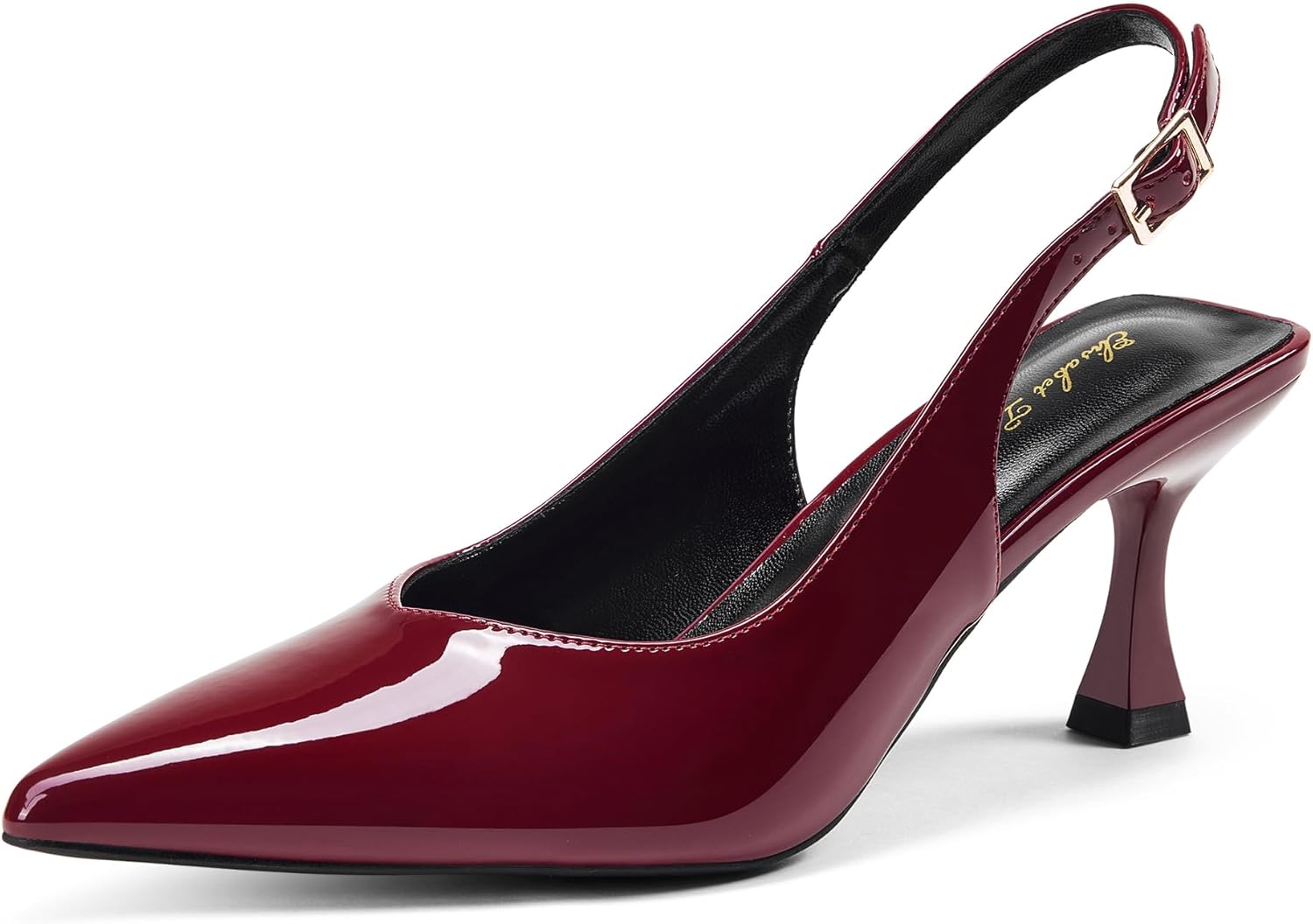 Elisabet Tang Women's Kitten Heel Slingback Low Pumps for Style