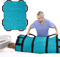 48 x 40 Peacock Blue Positioning Bed Pad with Reinforced Handles