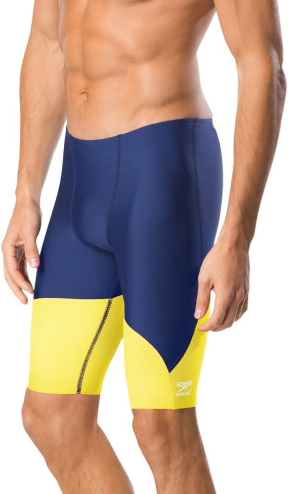 Speedo Men's Standard Swimsuit Jammer Endurance+ Splice Team Colors