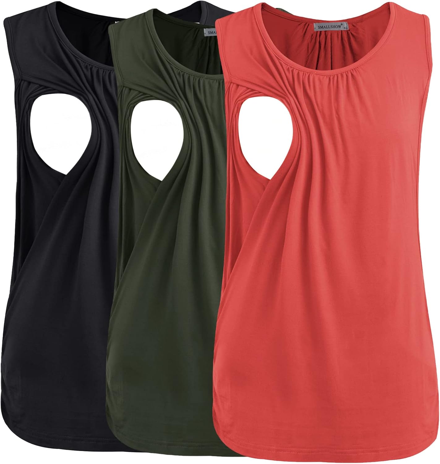 Smallshow Women's Maternity Nursing Tank Tops for Breastfeeding