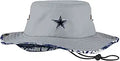 Men's NFL Team Logo Sun Bucket Boonie Hat - Adjustable Chin Cord